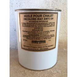 Huile pour chalet Incolore...