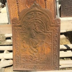 PLAQUE DE CHEMINÉE FONTE H70