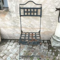 CHAISE QUADRILLEE NOIR...