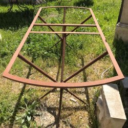 PIED DE TABLE FERRONNERIE H75