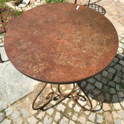 TABLE RONDE FERRONNERIE H75