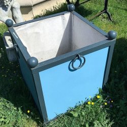 BAC ORANGER BOULE BLEU H70